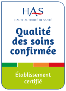 HAS - Qualité des soins confirmée - Établissement certifié